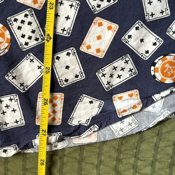 Original Penguin by Munsingwear Men’s Button Down Cards Poker Chips Size Medium - Picture 8 of 11